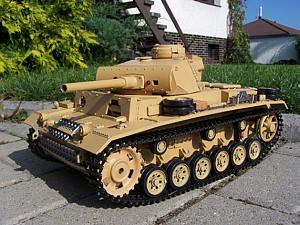 foto Tank - Panzer III  A 1:16/ kou�-zvuk